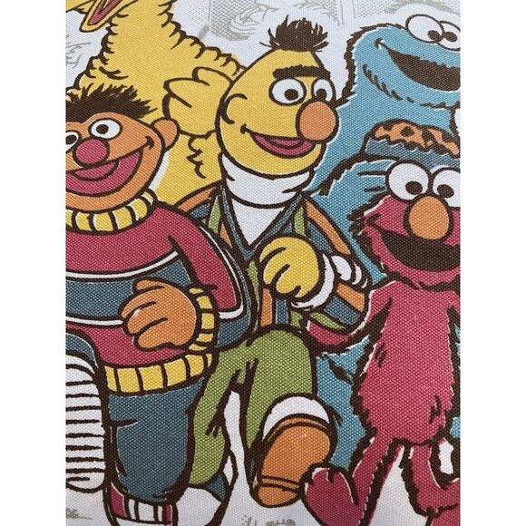 Sesame Street Square Decorative Pillow Big Bird Elmo Cookie Monster Ernie Bert - Picture 4 of 16